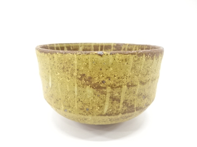 煎茶道具　伊羅保釉　煎茶碗　五客　在銘　共箱　V　R4788 宗 sou::お茶道具・着物のお店